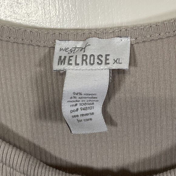 WEST OF MELROSE Emma LS Corset Milkmaid Mini Boho Dress Sz XL Read - Picture 6 of 9